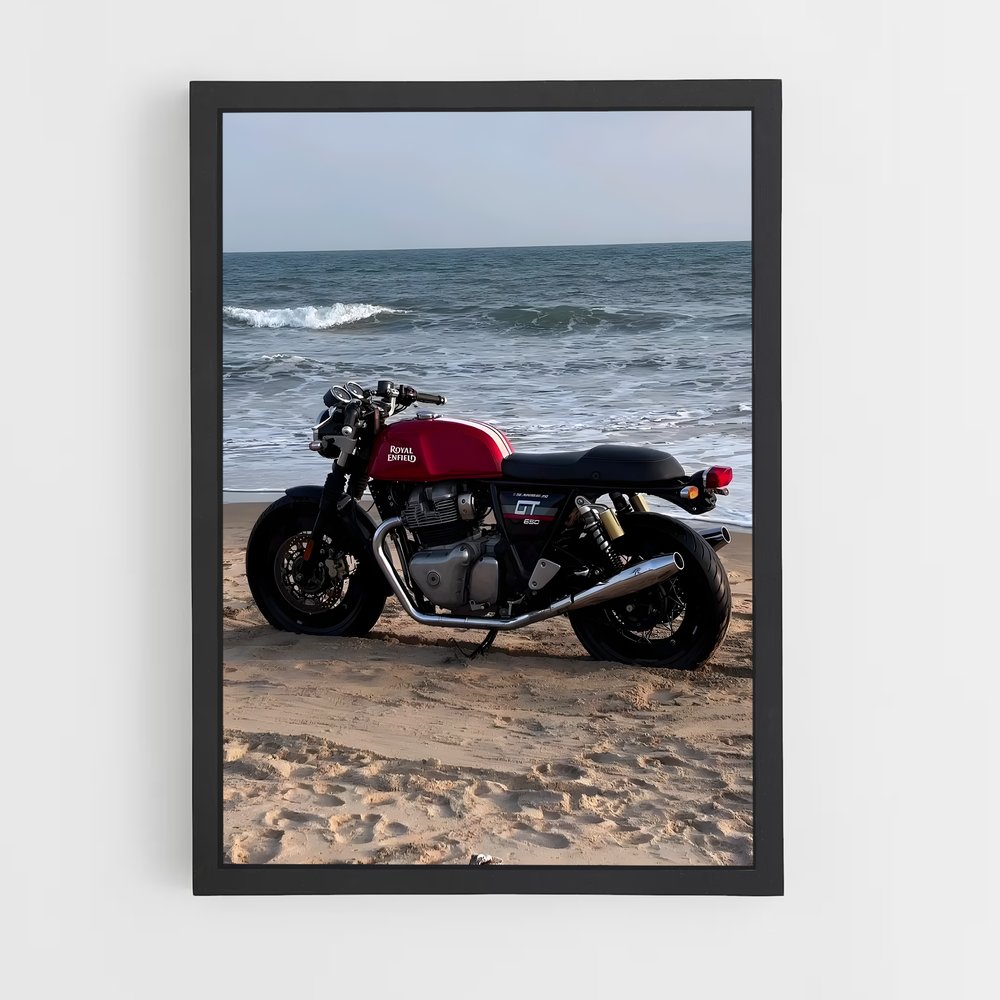 Poster Rouges Horizons – affiche Royal Enfield (vue 2)
